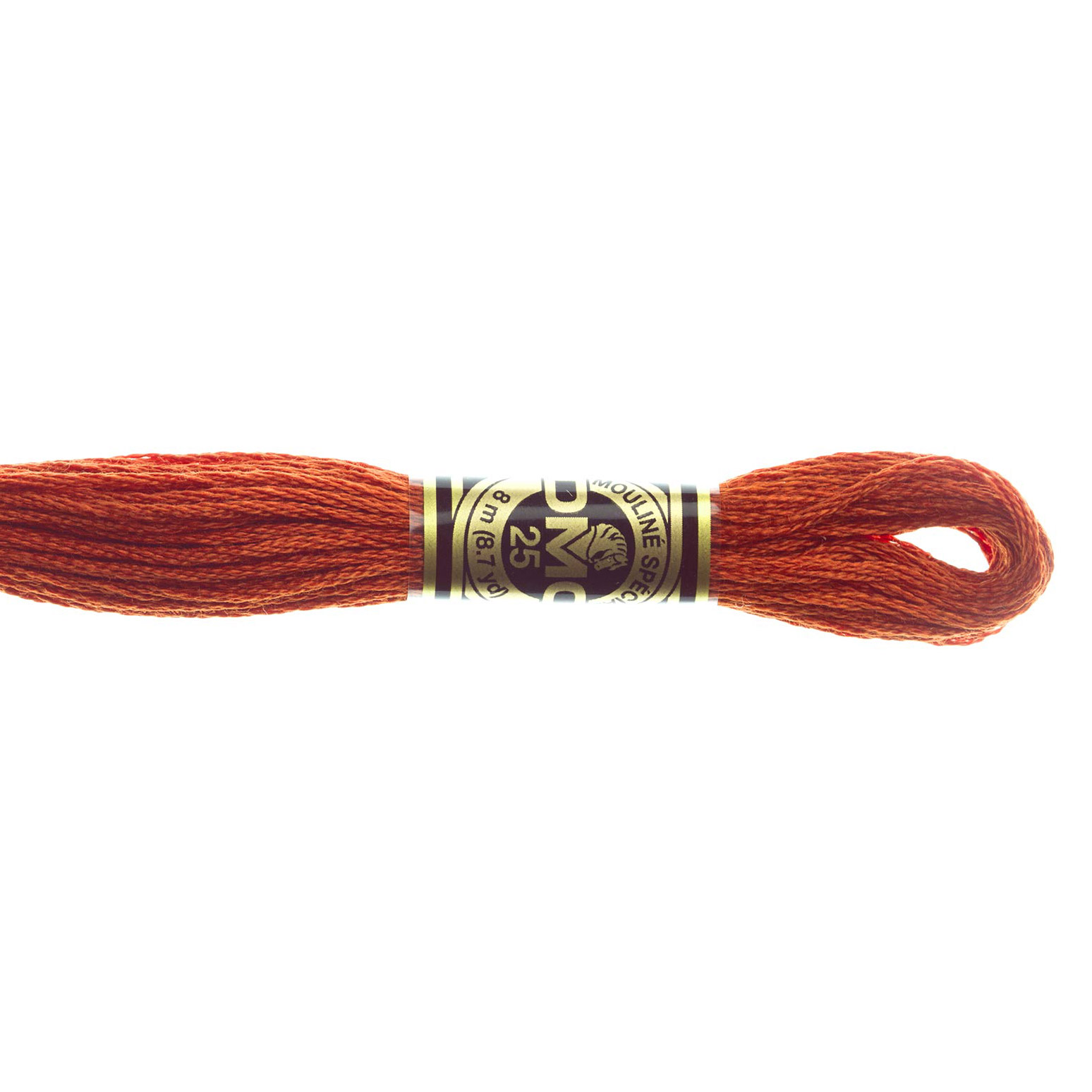  DMC Special 25 Mouliné broderigarn Gula Orange Bruna Nyanser - 12