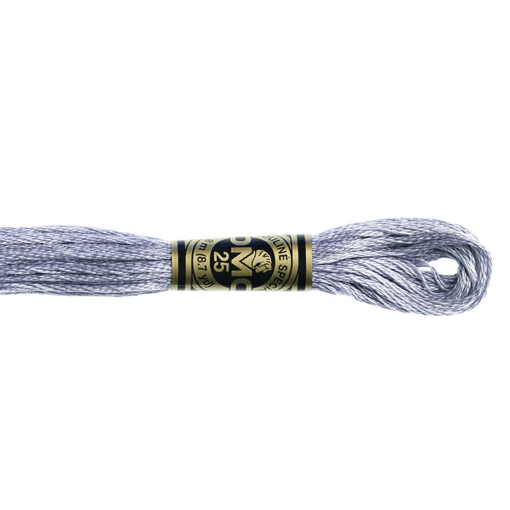  DMC Special 25 Mouliné broderigarn Vita Grå Svarta Nyanser - 6