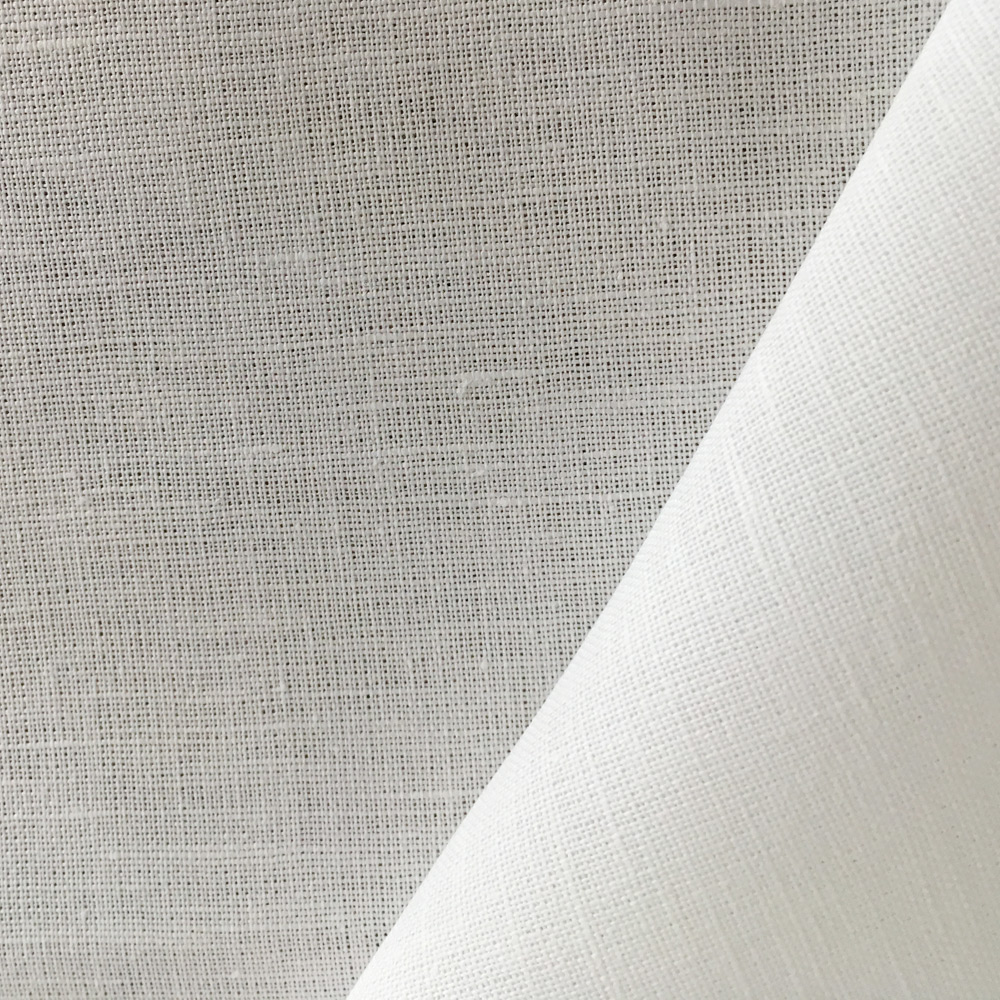 Halvlinne/ ritlinne 73x50 cm antikvit blekt tunn 216g/m
