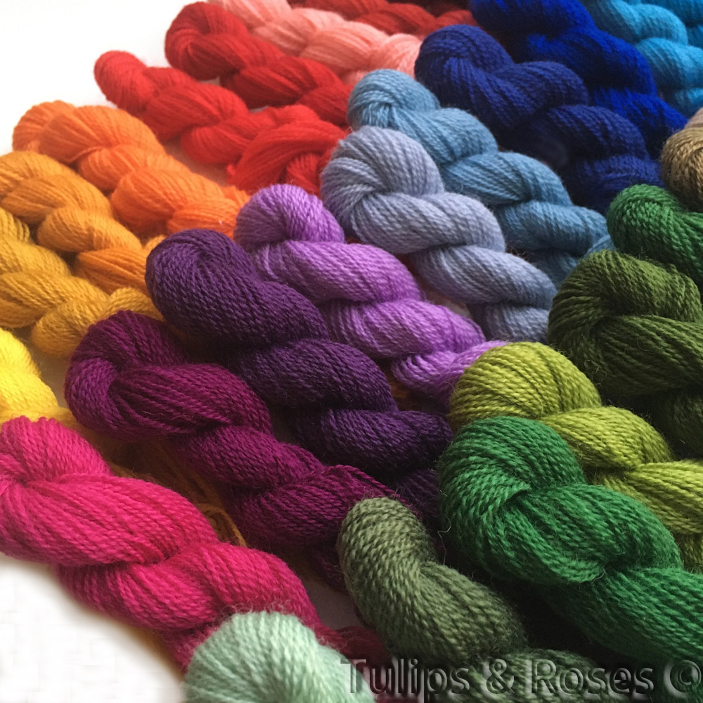 Yllebroderigarn 20/2 REDGARN Kamgarn Blå  - 8