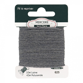 Mending yarn dark grey 625