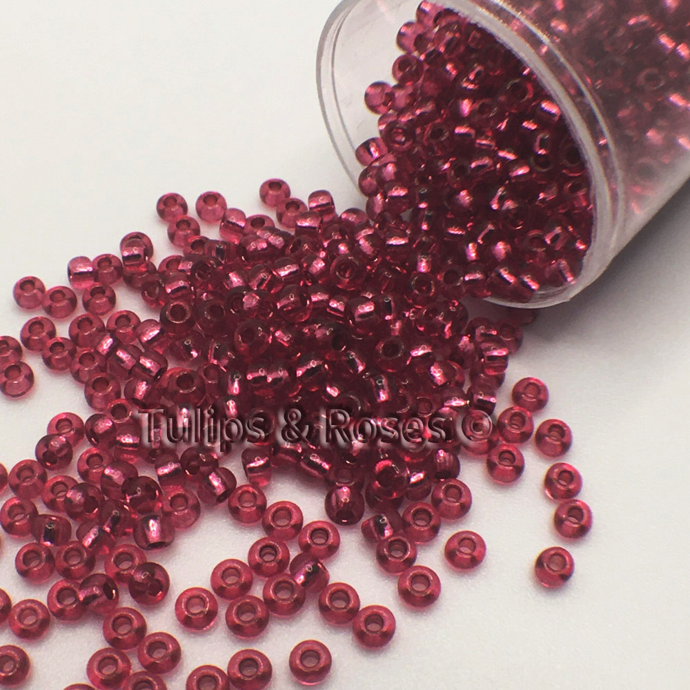Seed beads 9/0 Warm Rosefoil Embroidery beads 4845