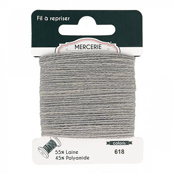 Mending yarn light grey 618
