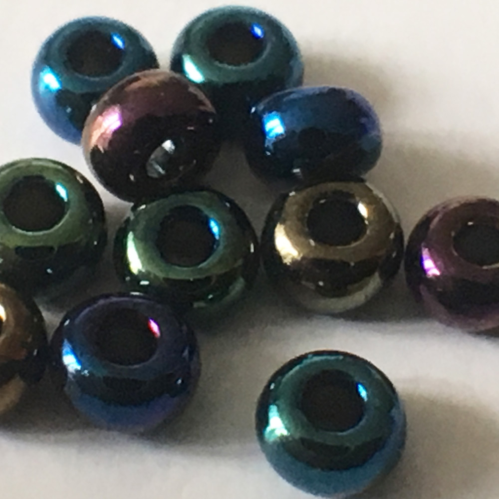 Seed beads 9/0 Multicolor Metallic Embroidery beads 6785 - 2
