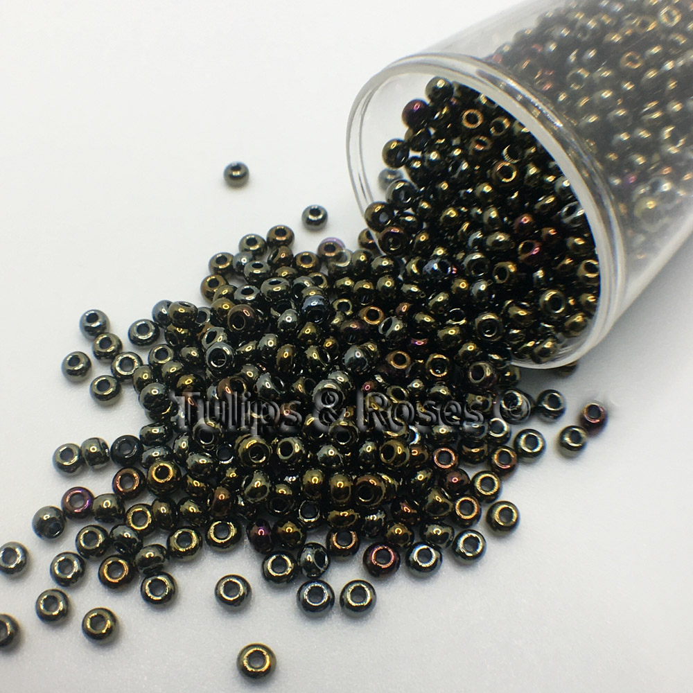 Rocailles 9/0 Metallic Broderipärlor 9250 - 3