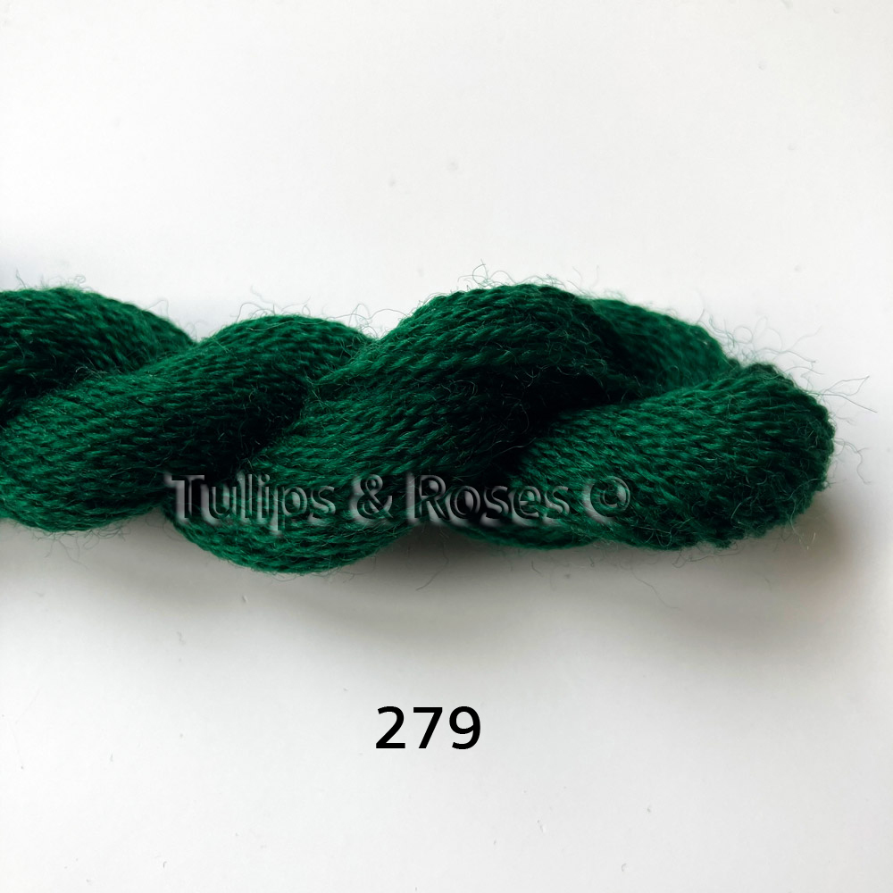 Yllebroderigarn 20/2 REDGARN Kamgarn Gröna  - 6