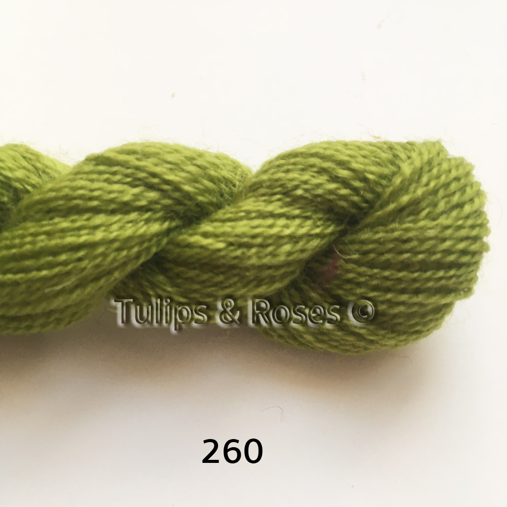 Yllebroderigarn 20/2 REDGARN Kamgarn Gröna  - 4
