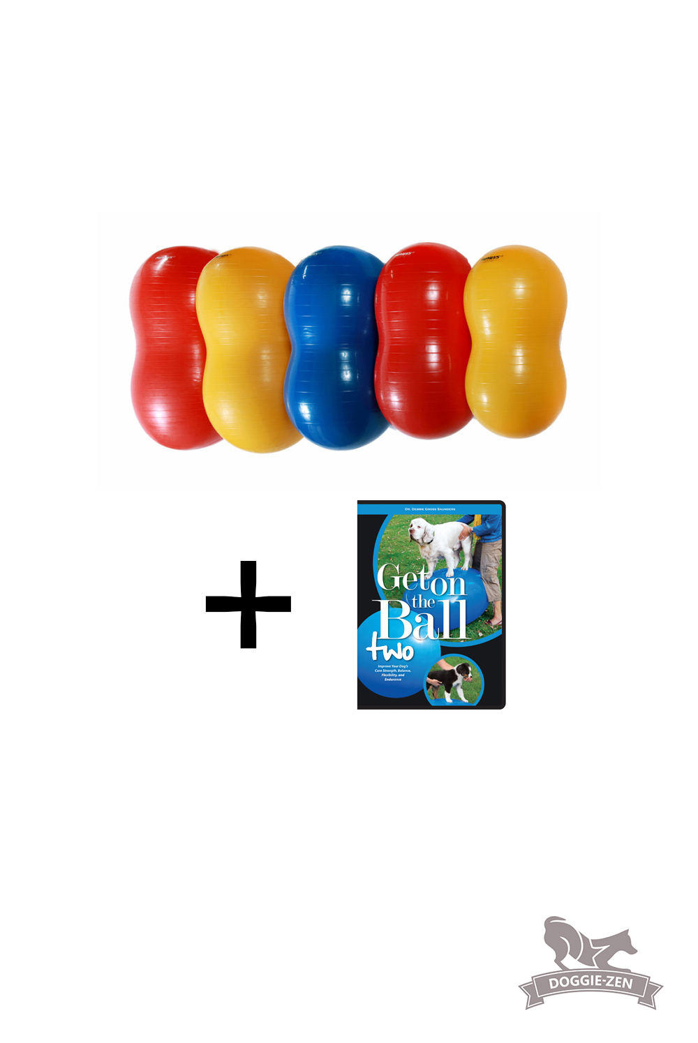 FitPAWS Peanut 70 cm + Get on the Ball Two 3-DVD Set