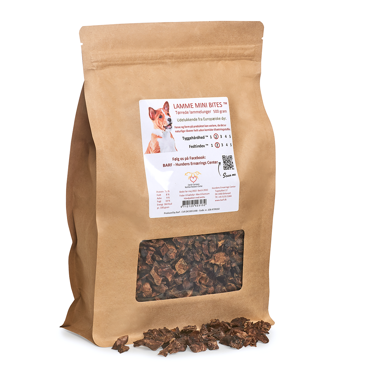 Barf Lamb Lung Mini Treats 500 g