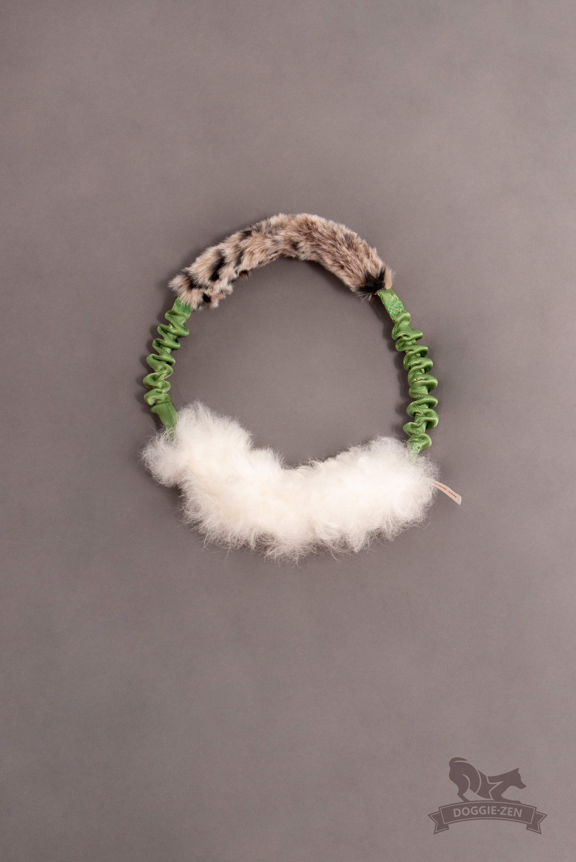 Elastisk ring fårskinn + fuskpäls - 4