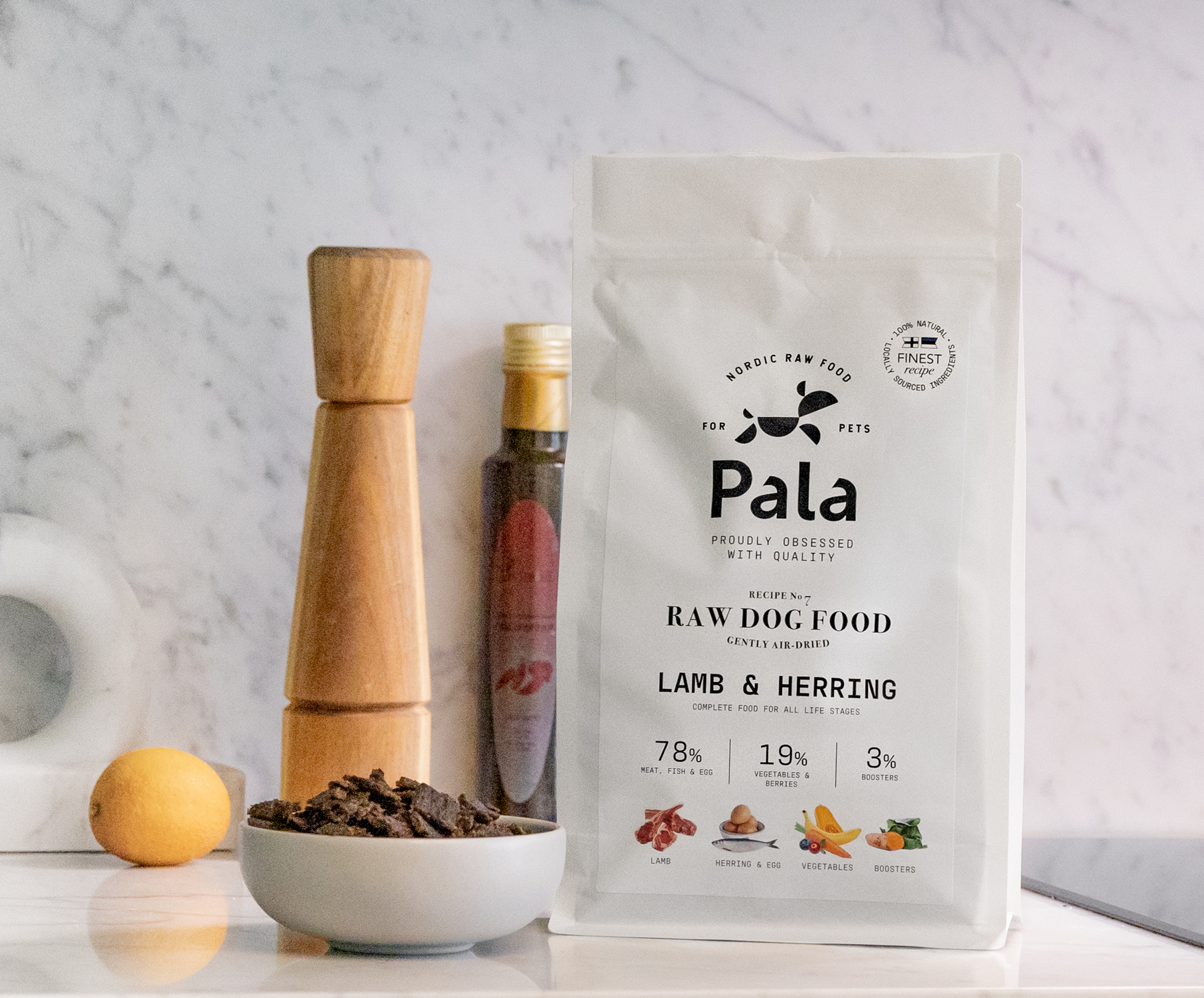 Pala Recipe #4 - Lamb & Herring 1 kg - 2