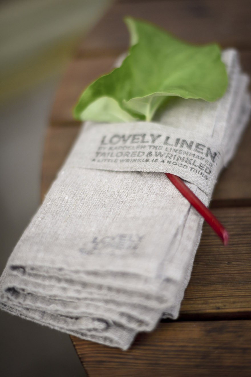 Linneservetter 4pack Lovely Linen natur - 4