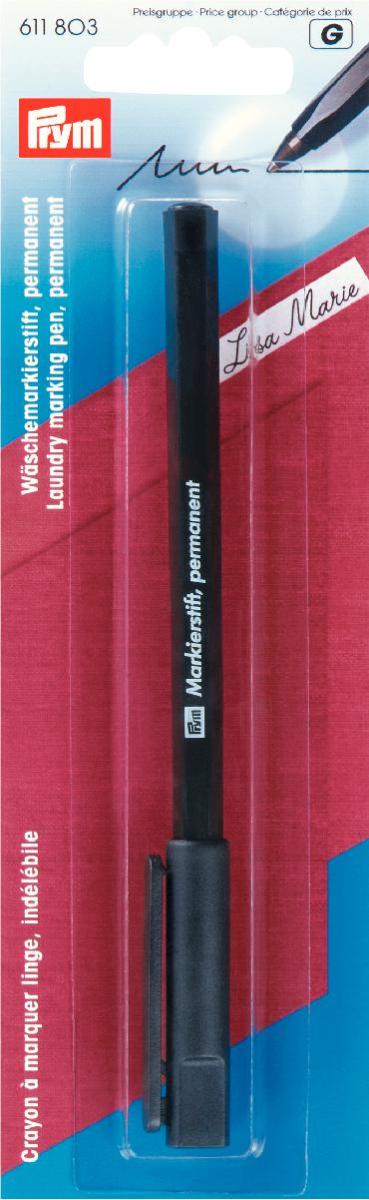 Tvättmärkningspenna, Permanent, Svart, från Prym