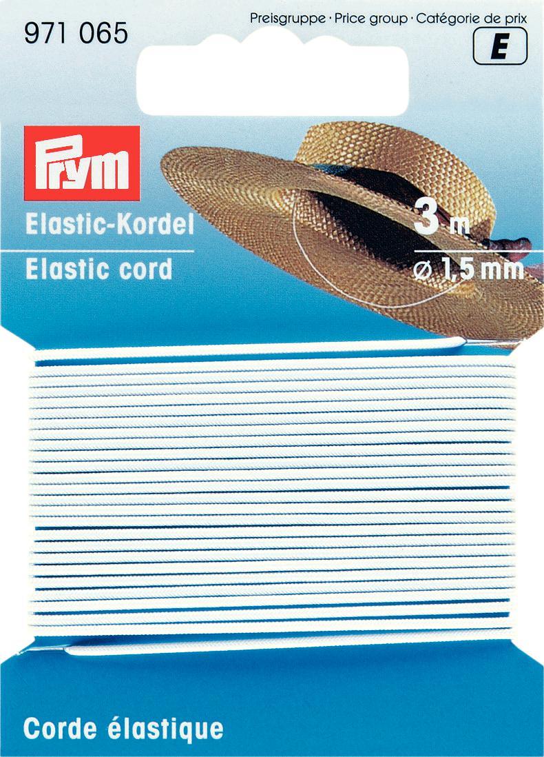 Elastiskt band, 3m, ø1,5mm, från Prym