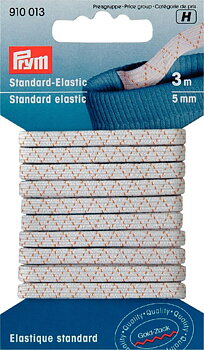 Resårband, 5mm, 3 meter, från Prym