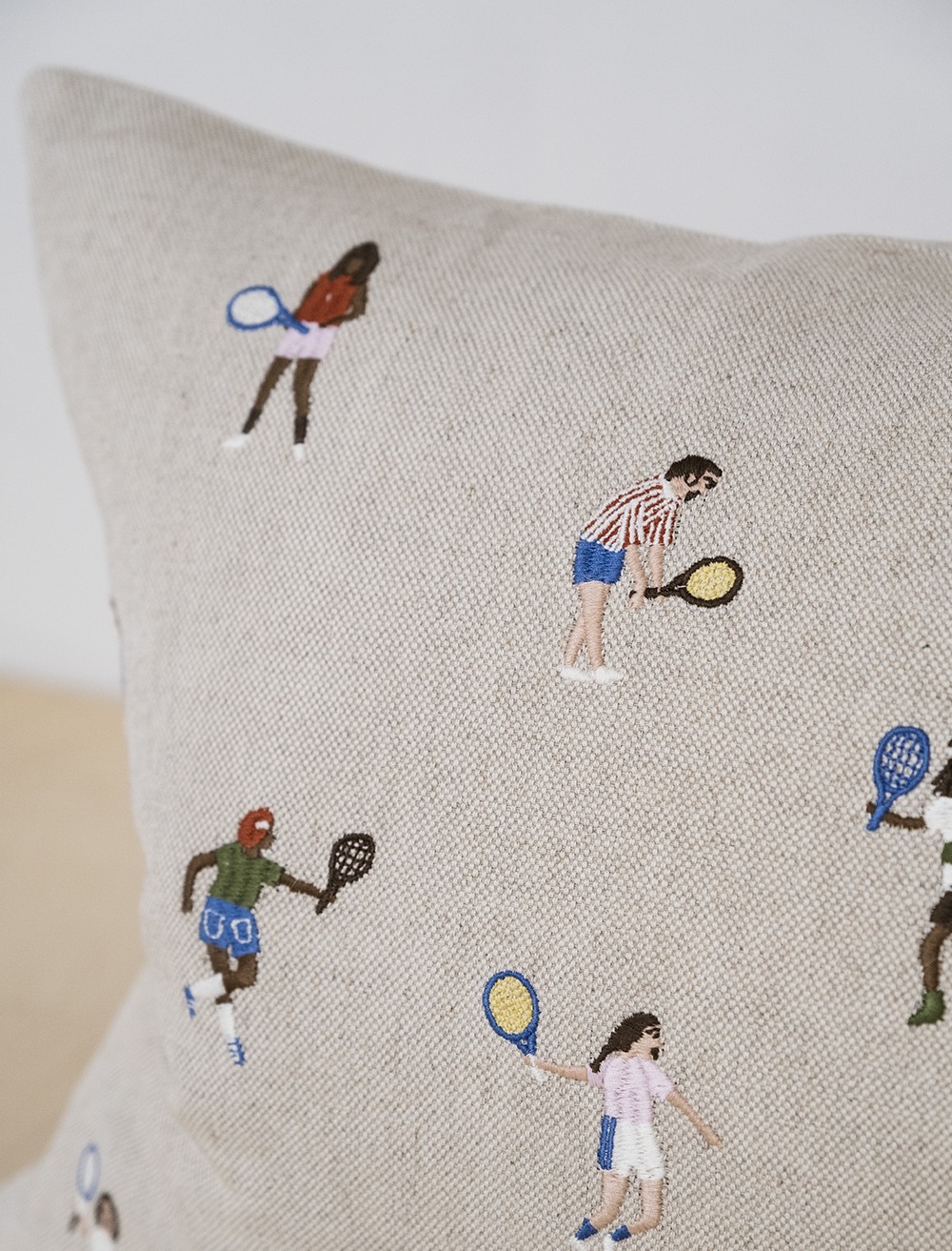 Kuddfodral Tennis broderad, Fine Little Day - 3