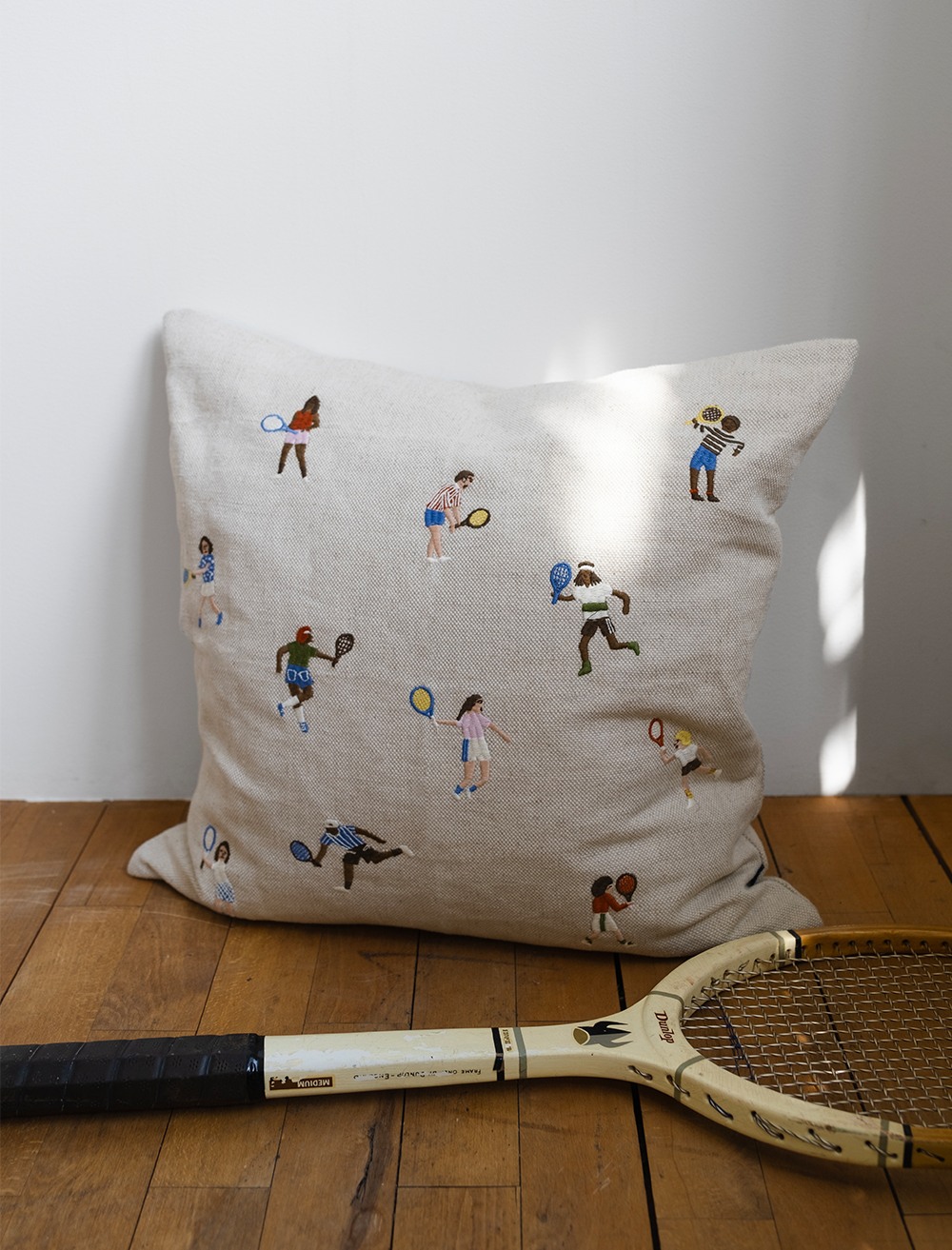 Kuddfodral Tennis broderad, Fine Little Day - 4