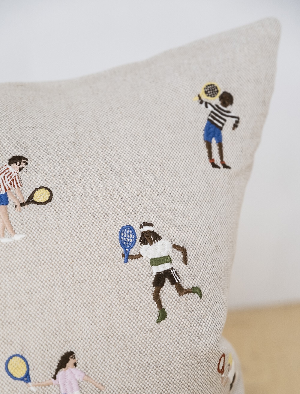 Kuddfodral Tennis broderad, Fine Little Day - 5
