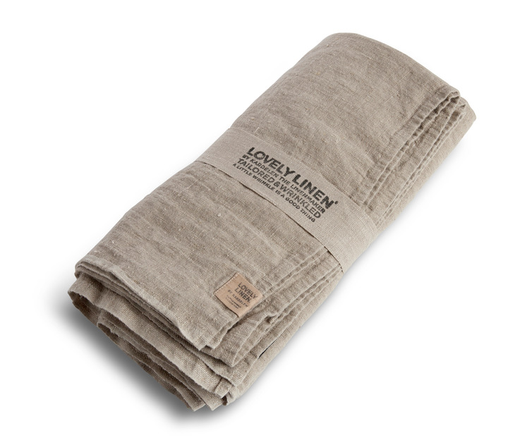 Bordsduk i linne natur, Lovely linen från Kardelen