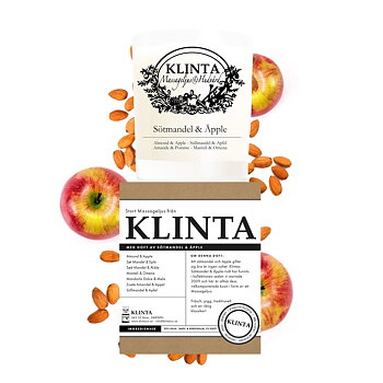 Doftljus Sötmandel & Äpple L, från Klinta