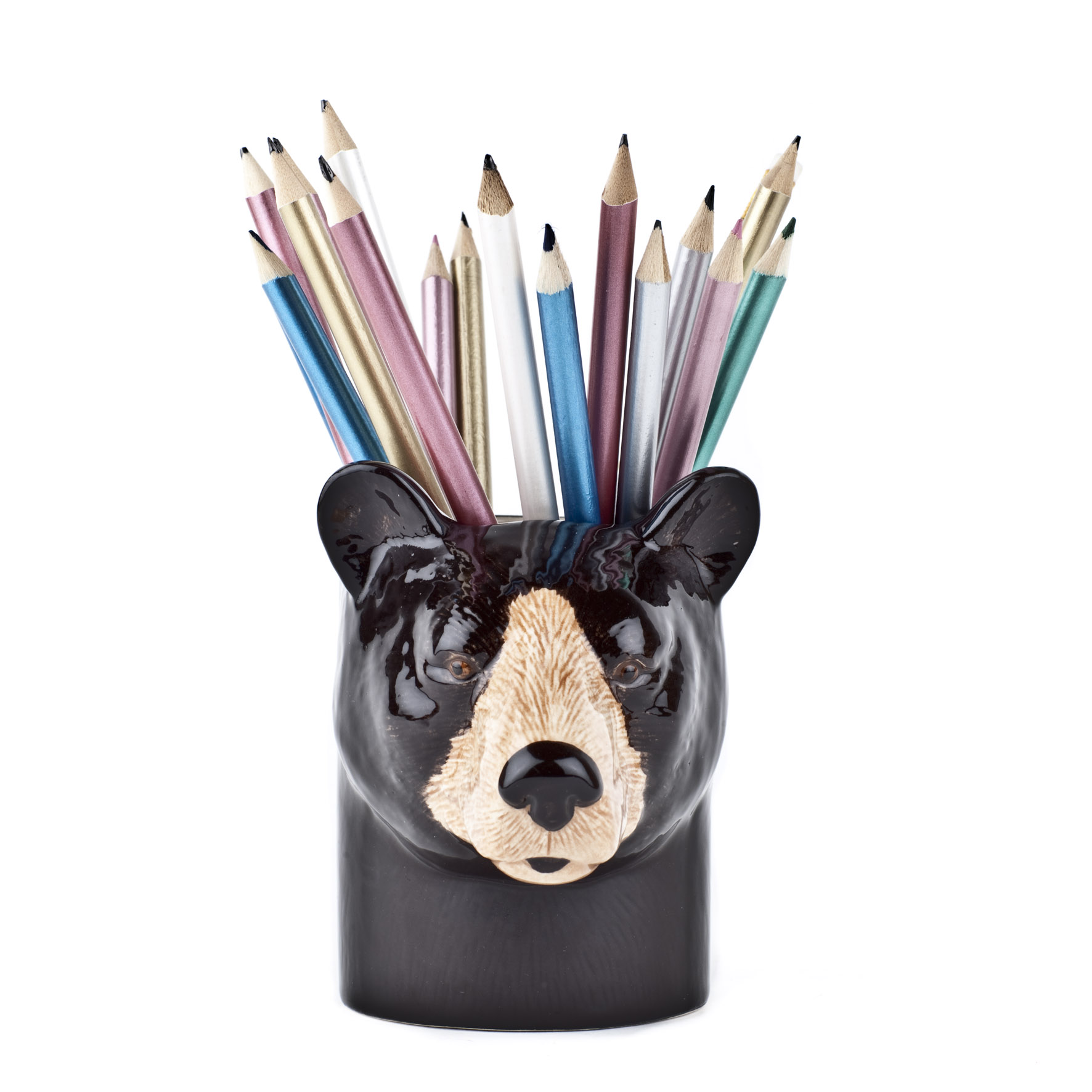 Pennkopp Black Bear, Handmålat stengods