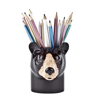Pennkopp Black Bear, Handmålat stengods