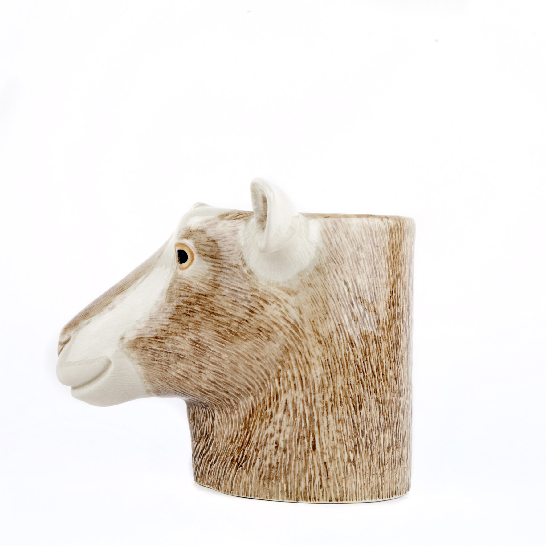 Pennkopp Goat, Handmålat stengods - 3