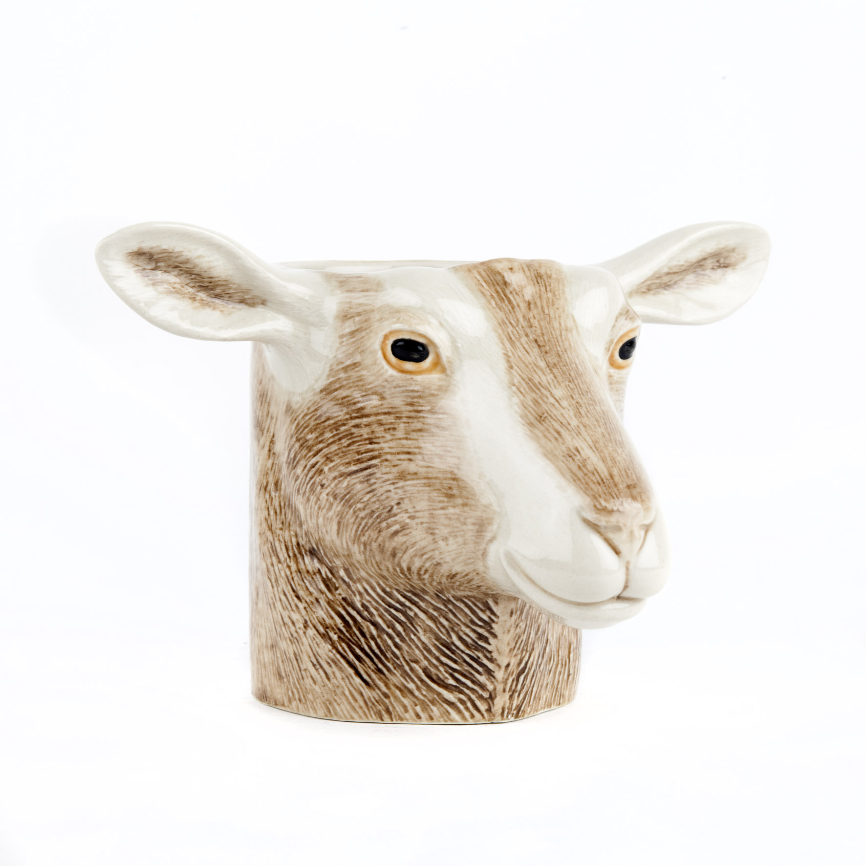 Pennkopp Goat, Handmålat stengods - 4