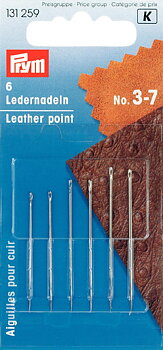 Synålar, Läder, Nr 3-7, från Prym