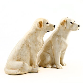 Salt & peppar Labrador Gold, handmålat stengods
