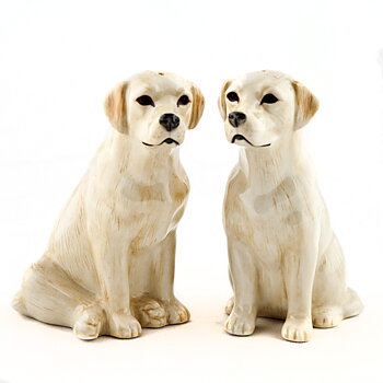 Salt & peppar Labrador Gold, handmålat stengods