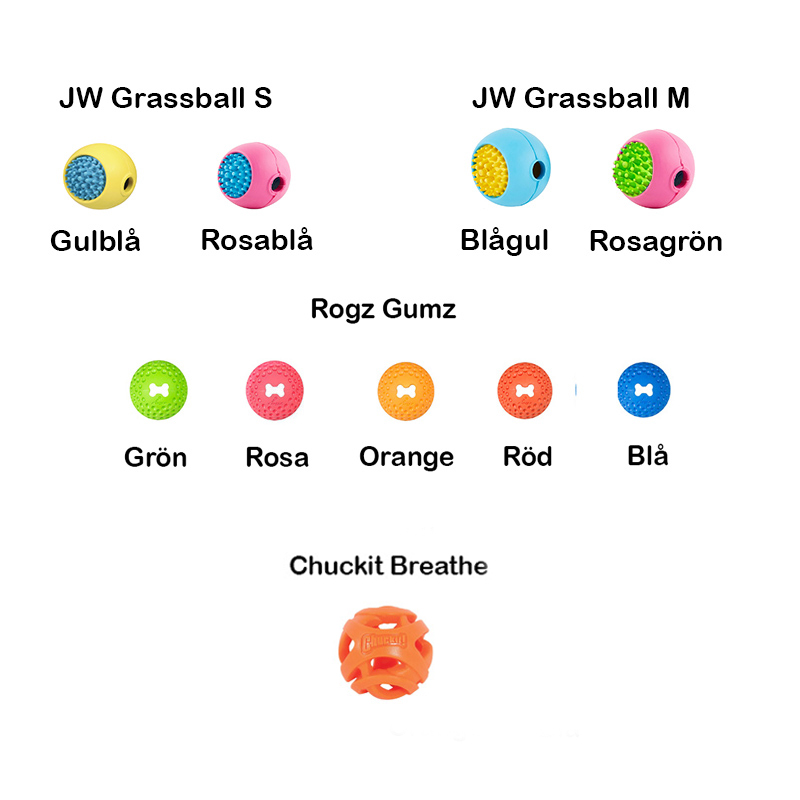 Ball with fleecetail with bungee, custom made - 7