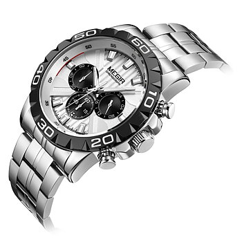 Megir Split Second Silver