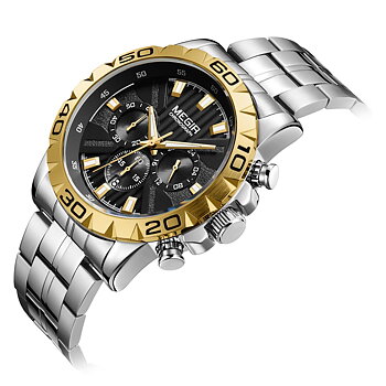 Megir Split Second Gold Black