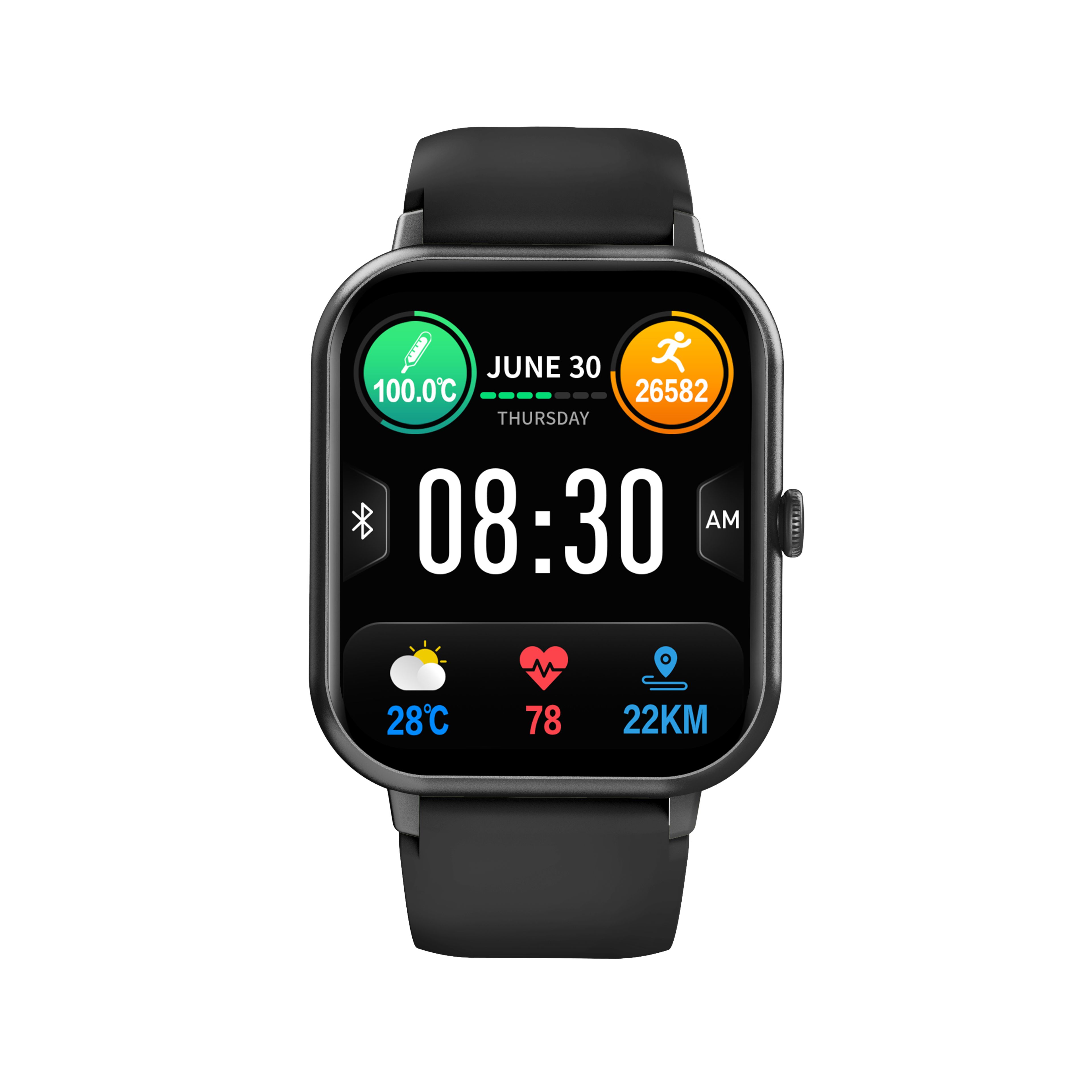 Philippe Palmer Smart Watch LP43 Pro Black - 4