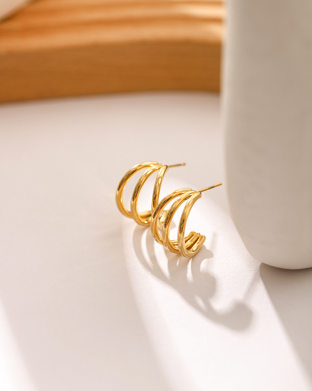 Céleste Earrings Léna 18K Gold - 4