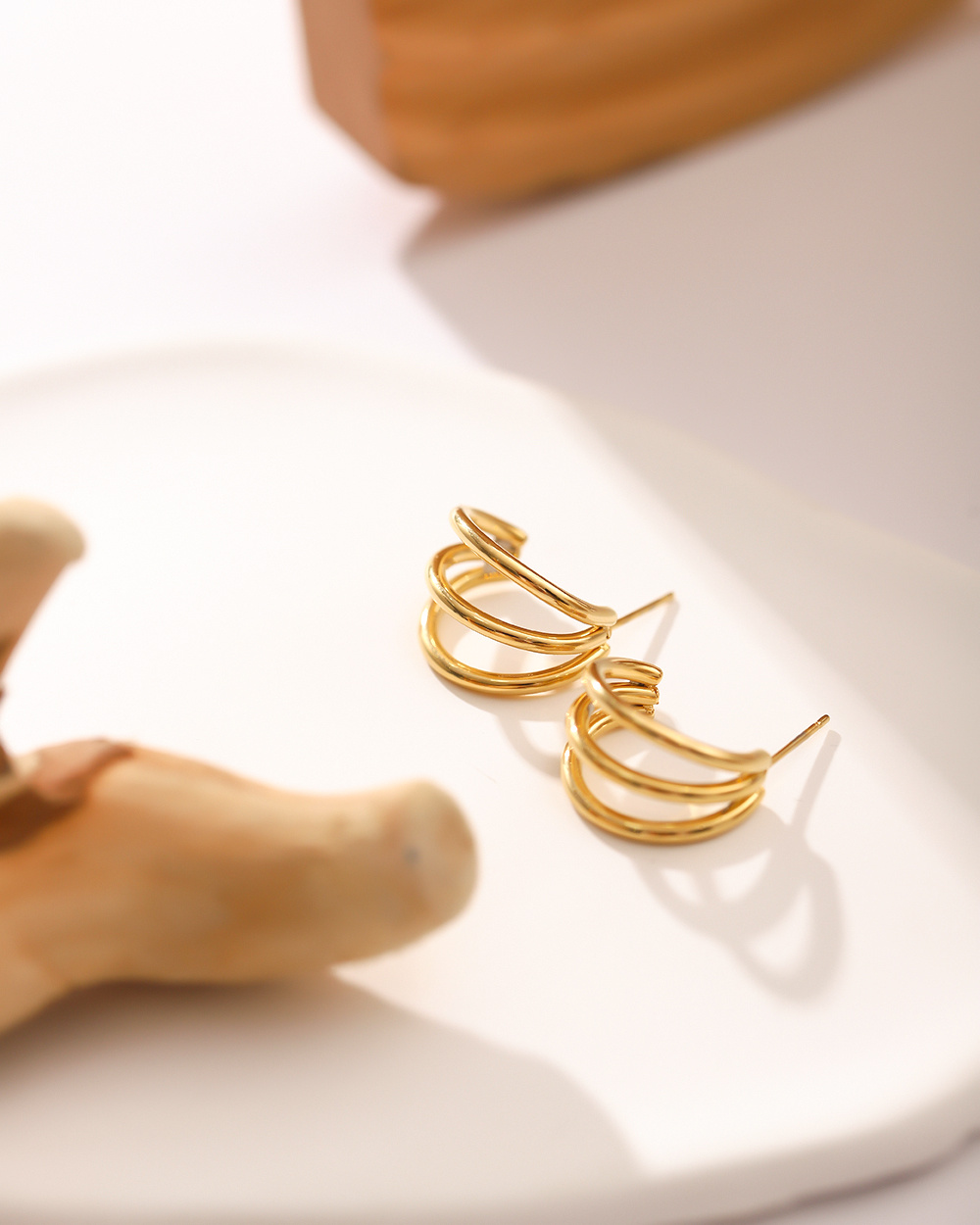 Céleste Earrings Léna 18K Gold - 2