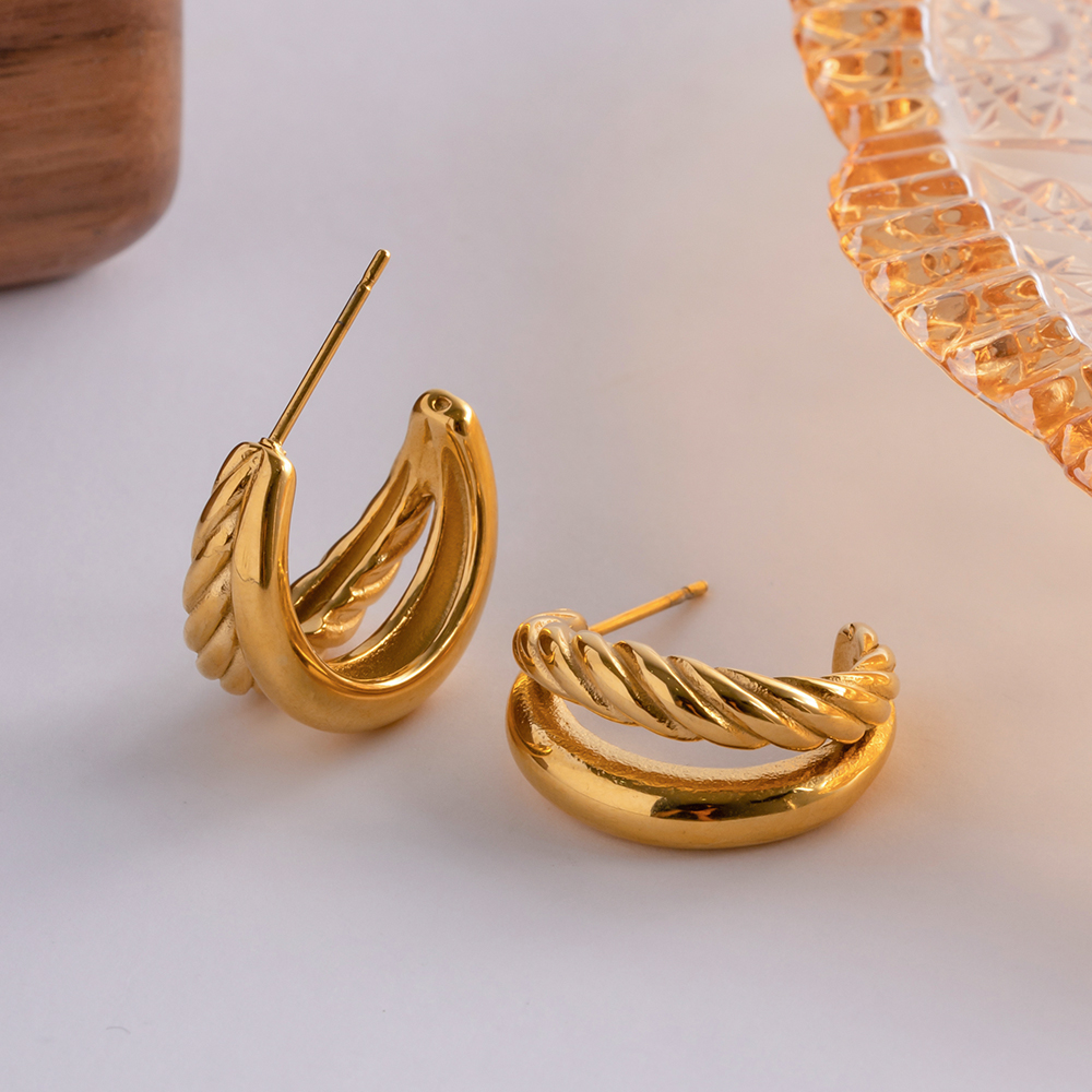 Céleste Earrings Lucienne 18K Gold - 3