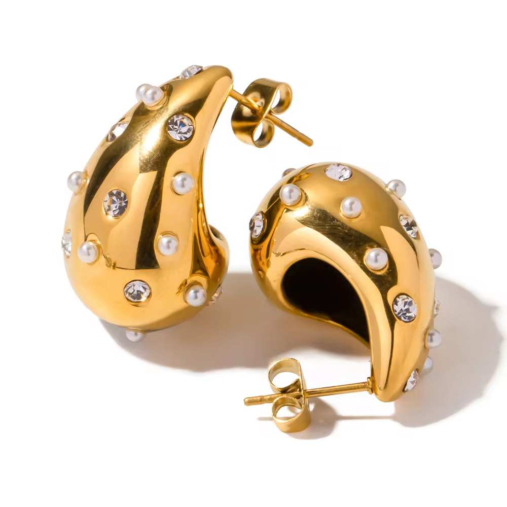 Céleste Earrings Sébastienne 18K Gold | Smycken | Klocktema