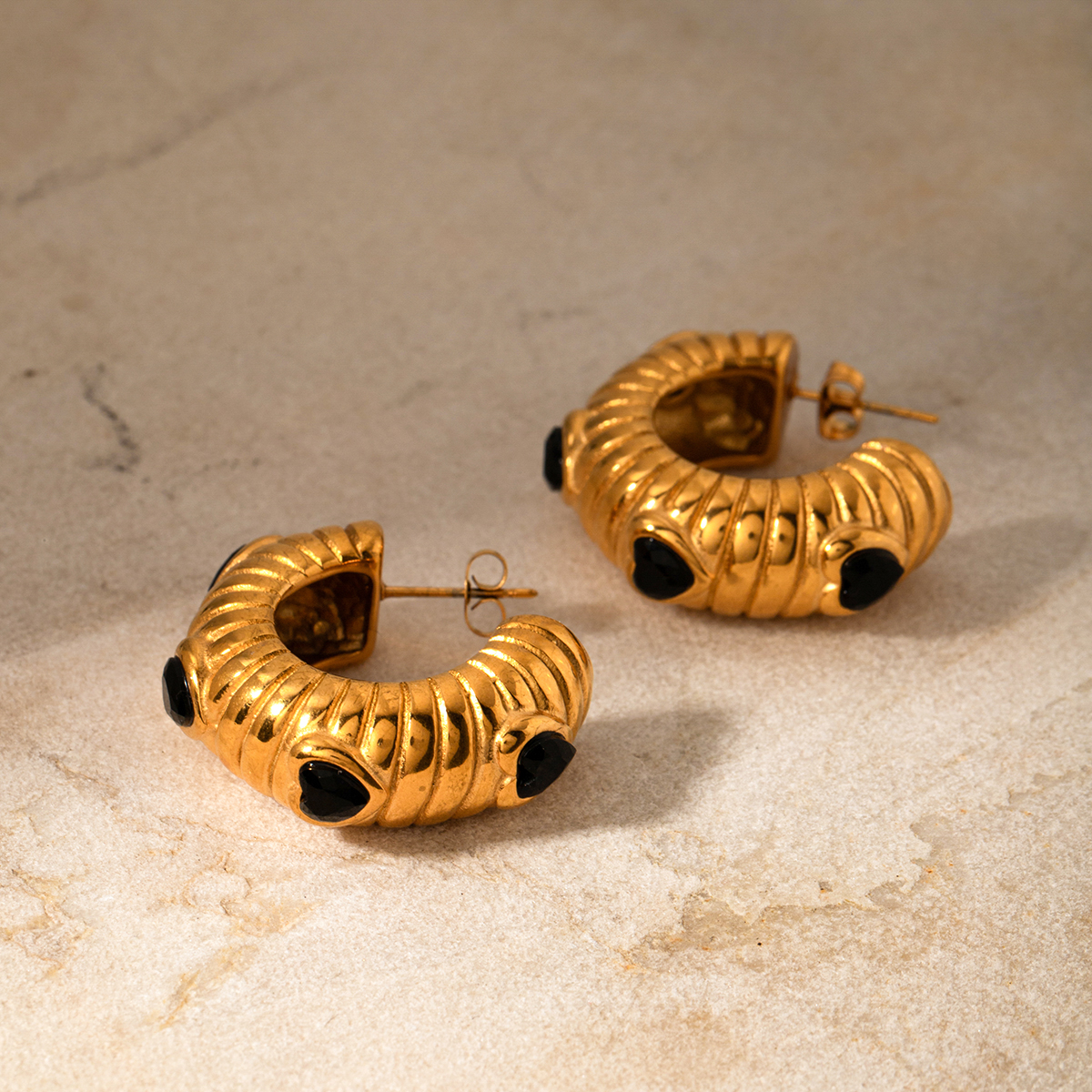 Céleste Earrings Annette 18K Gold - 3