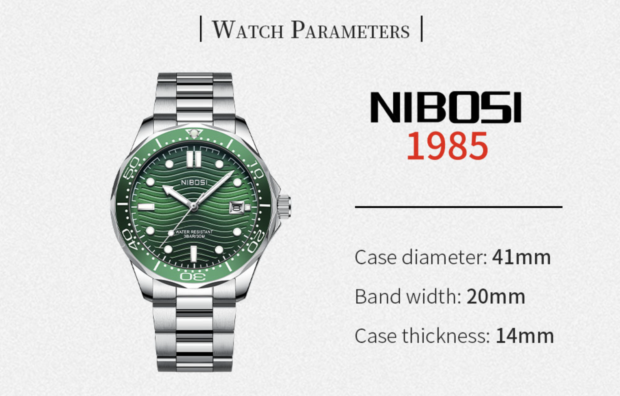 Nibosi OceanMaster Steel Gray - 7