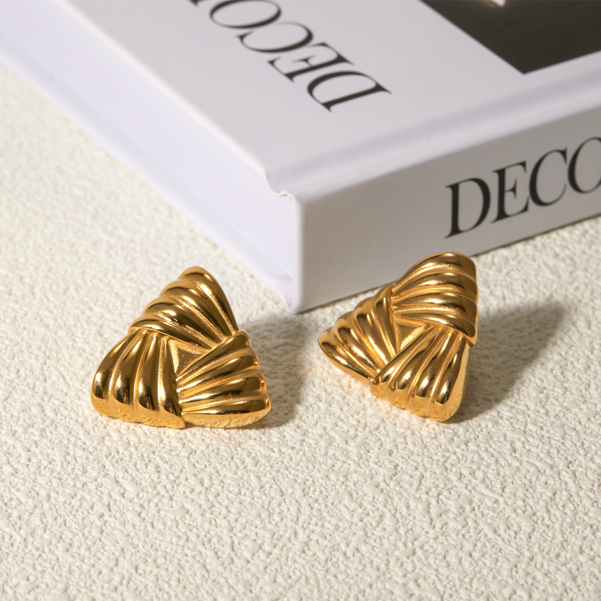 Céleste Earrings Florentine 18K Gold - 4