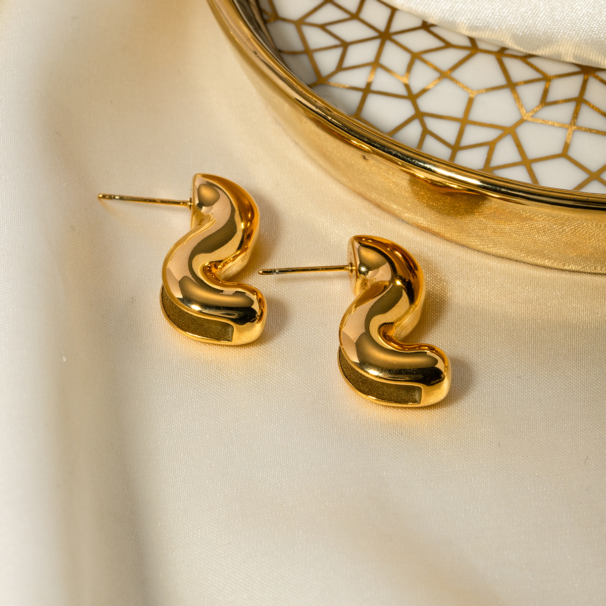 Céleste Earrings Irène 18K Gold - 3