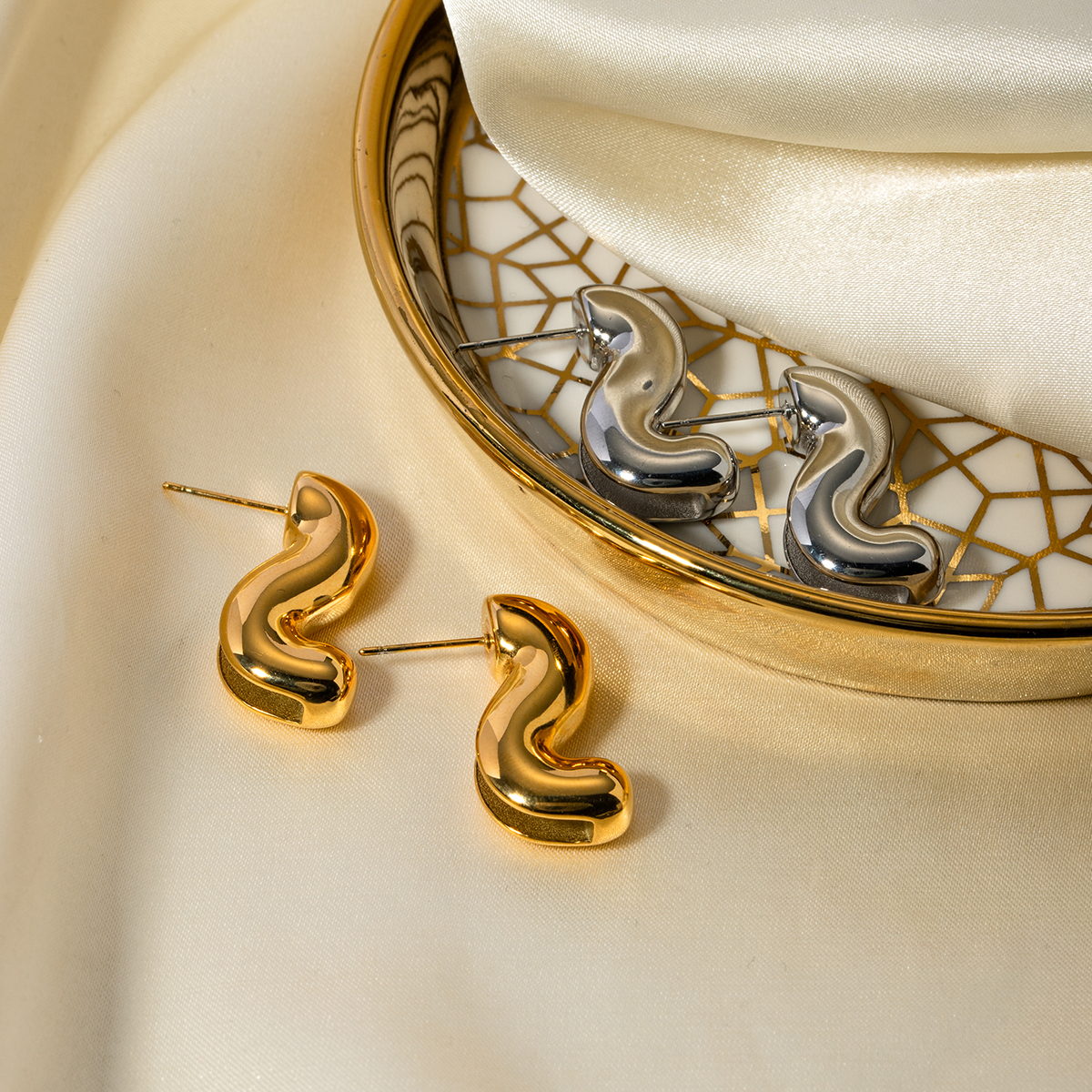 Céleste Earrings Irène 18K Gold - 5