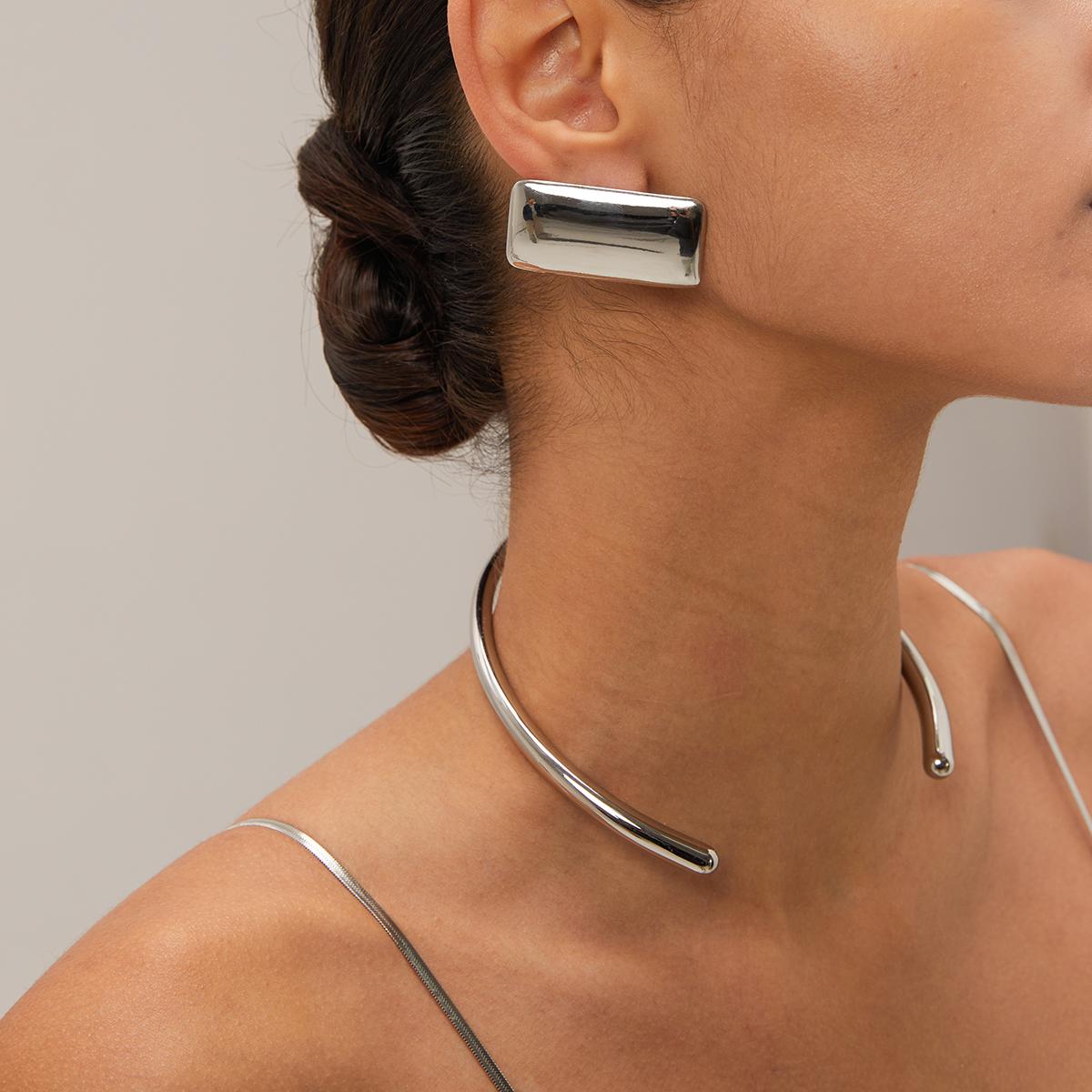 Céleste Earrings Carmen Silver - 5
