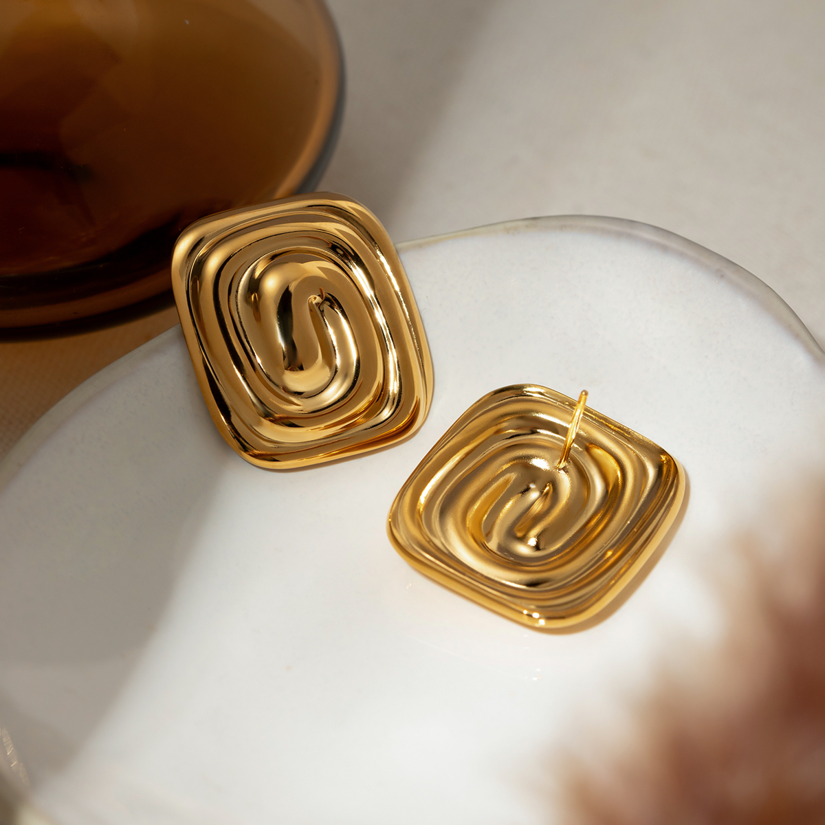 Céleste Earrings Tiffany 18K Gold - 3