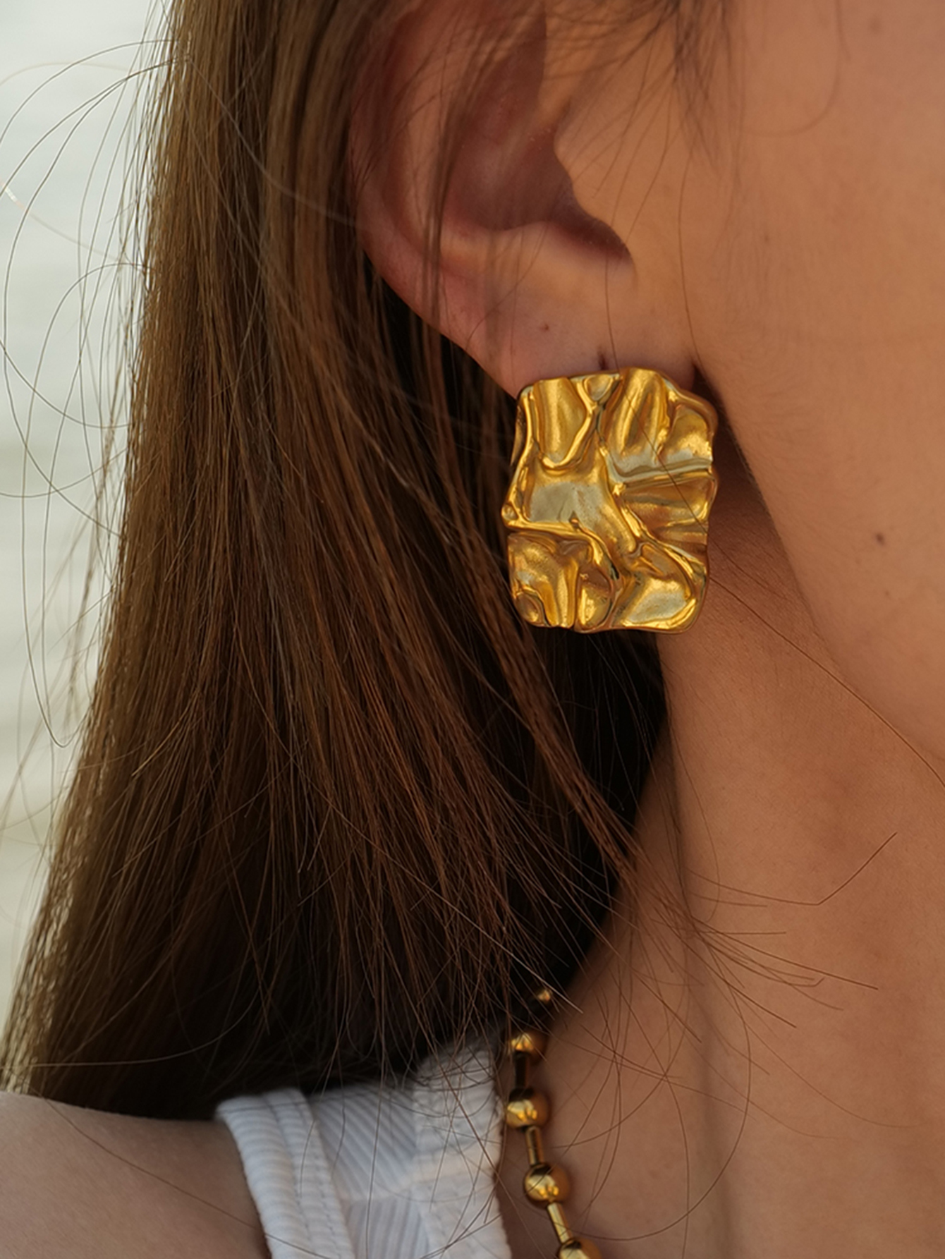 Céleste Earrings Laurette 18K Gold - 3