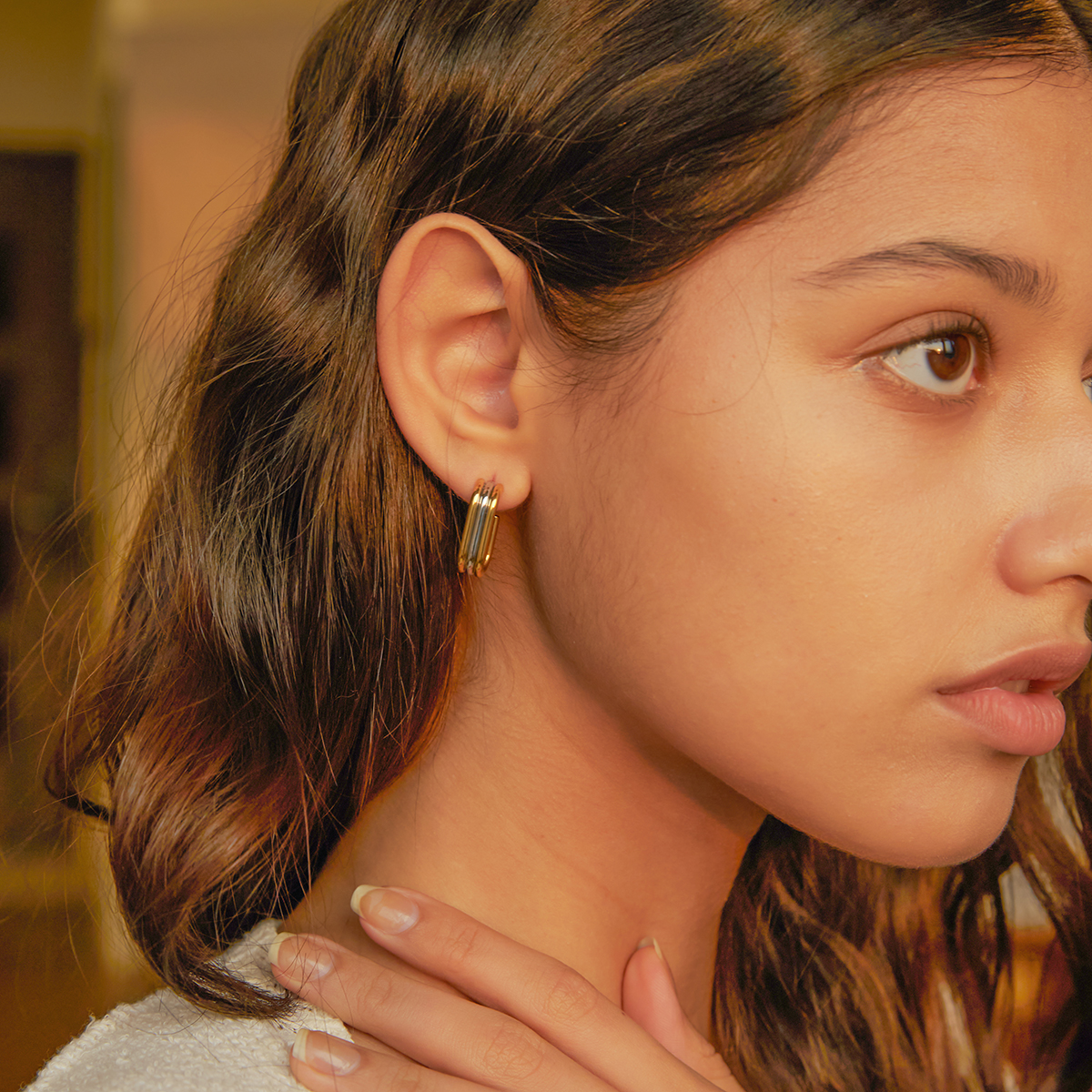 Céleste Earrings Francine 18K Gold - 7