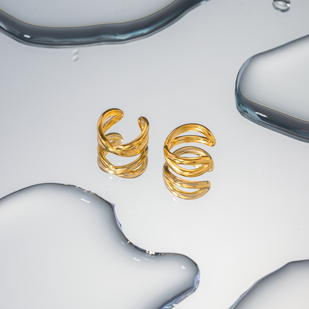 Céleste Earrings Louise 18K Gold - 5