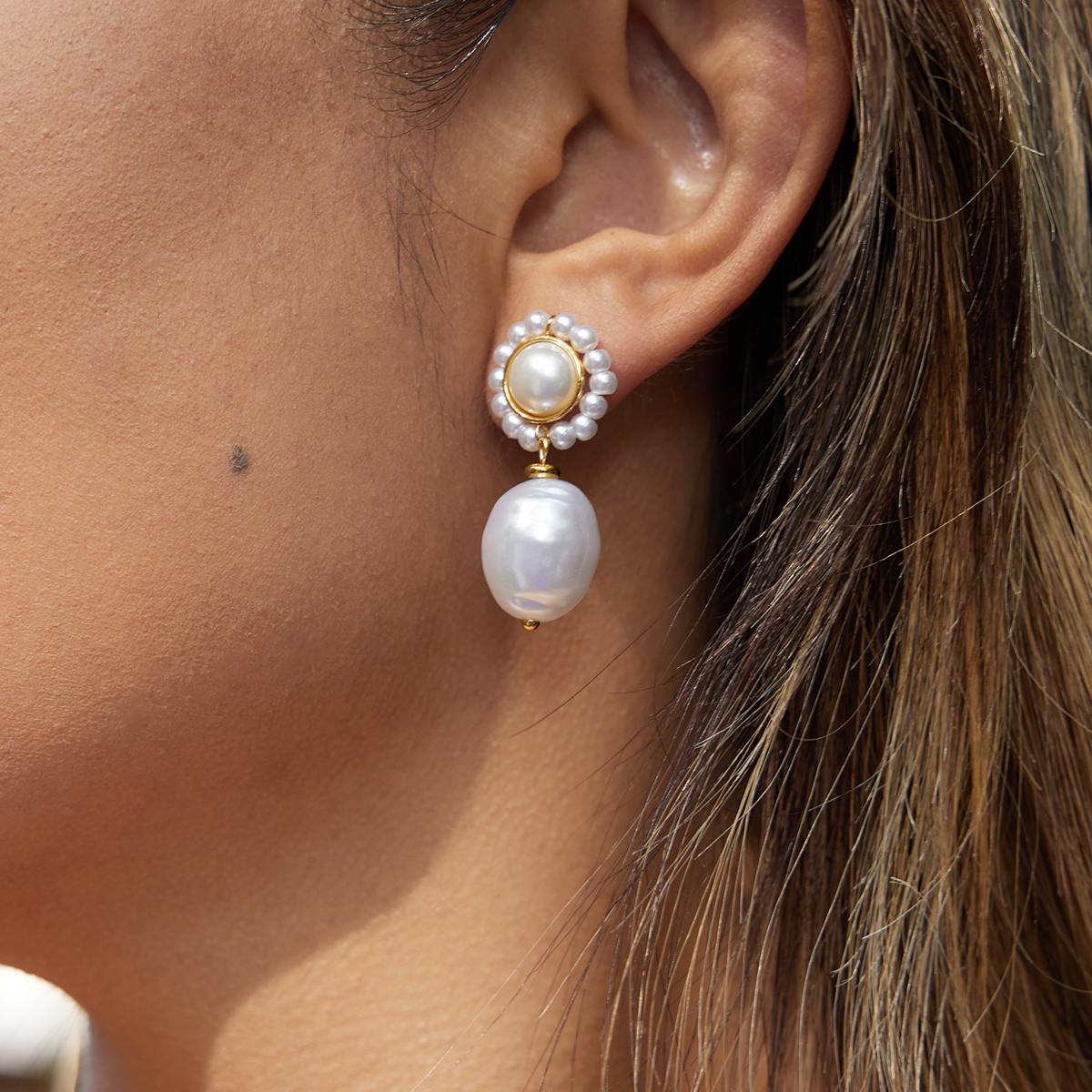 Céleste Earrings Désirine 18K Gold - 8